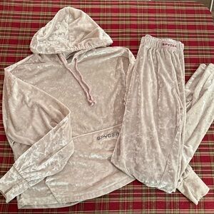 Spyder Soft Velvet Matching Pajama Set